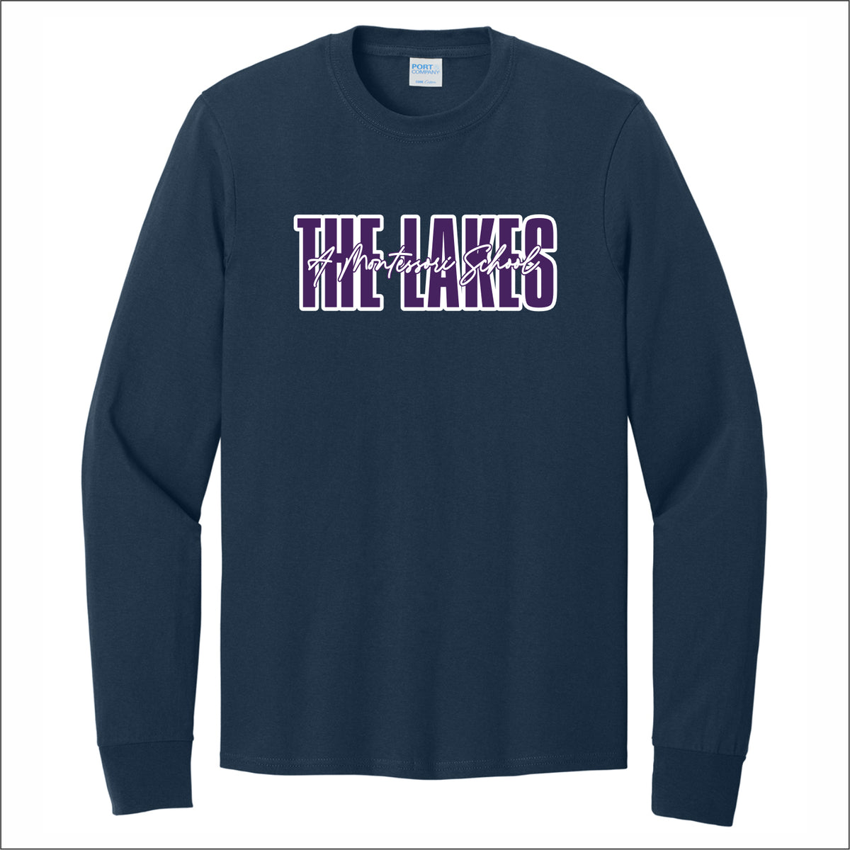 The Lakes Montessori Long Sleeve T-shirt - Des. A