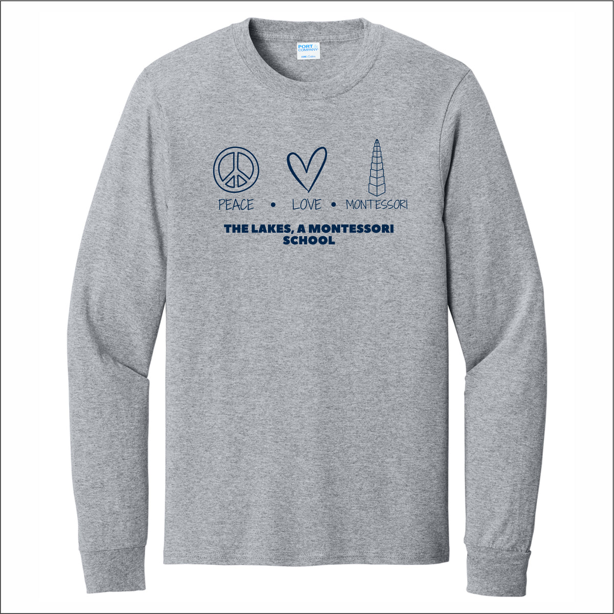 The Lakes Montessori Long Sleeve T-shirt - Des. B