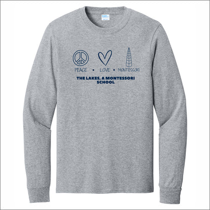 The Lakes Montessori Long Sleeve T-shirt - Des. B