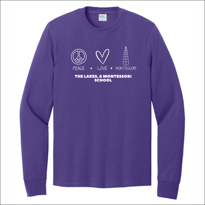 The Lakes Montessori Long Sleeve T-shirt - Des. B