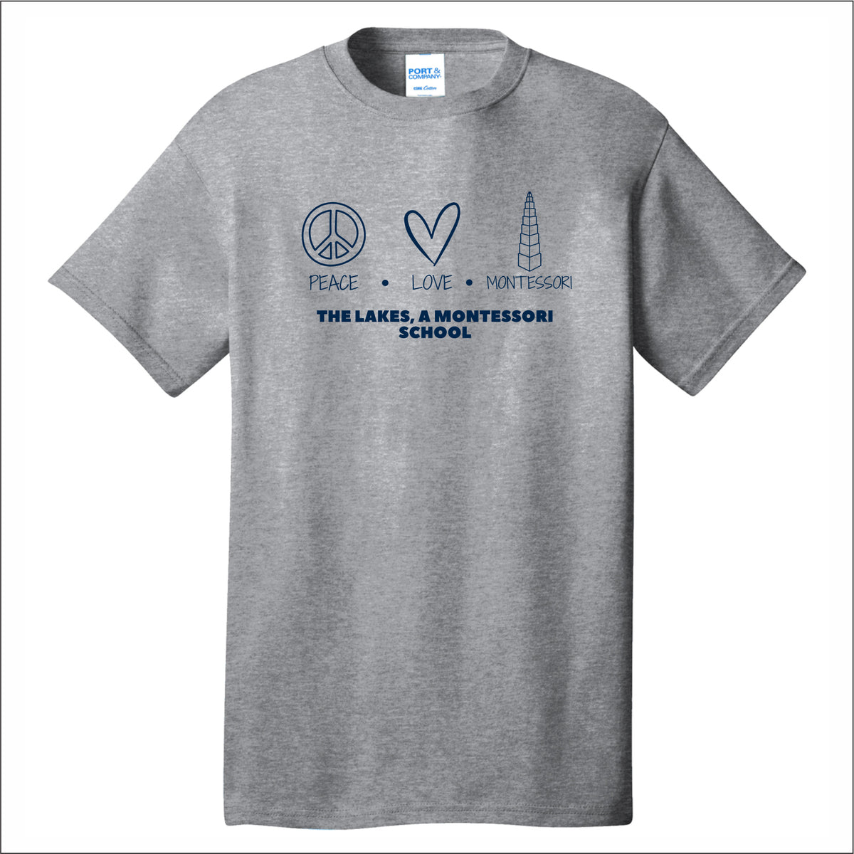 The Lakes Montessori Short Sleeve T-shirt - Des. B