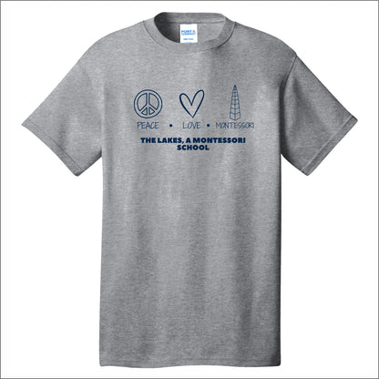 The Lakes Montessori Short Sleeve T-shirt - Des. B