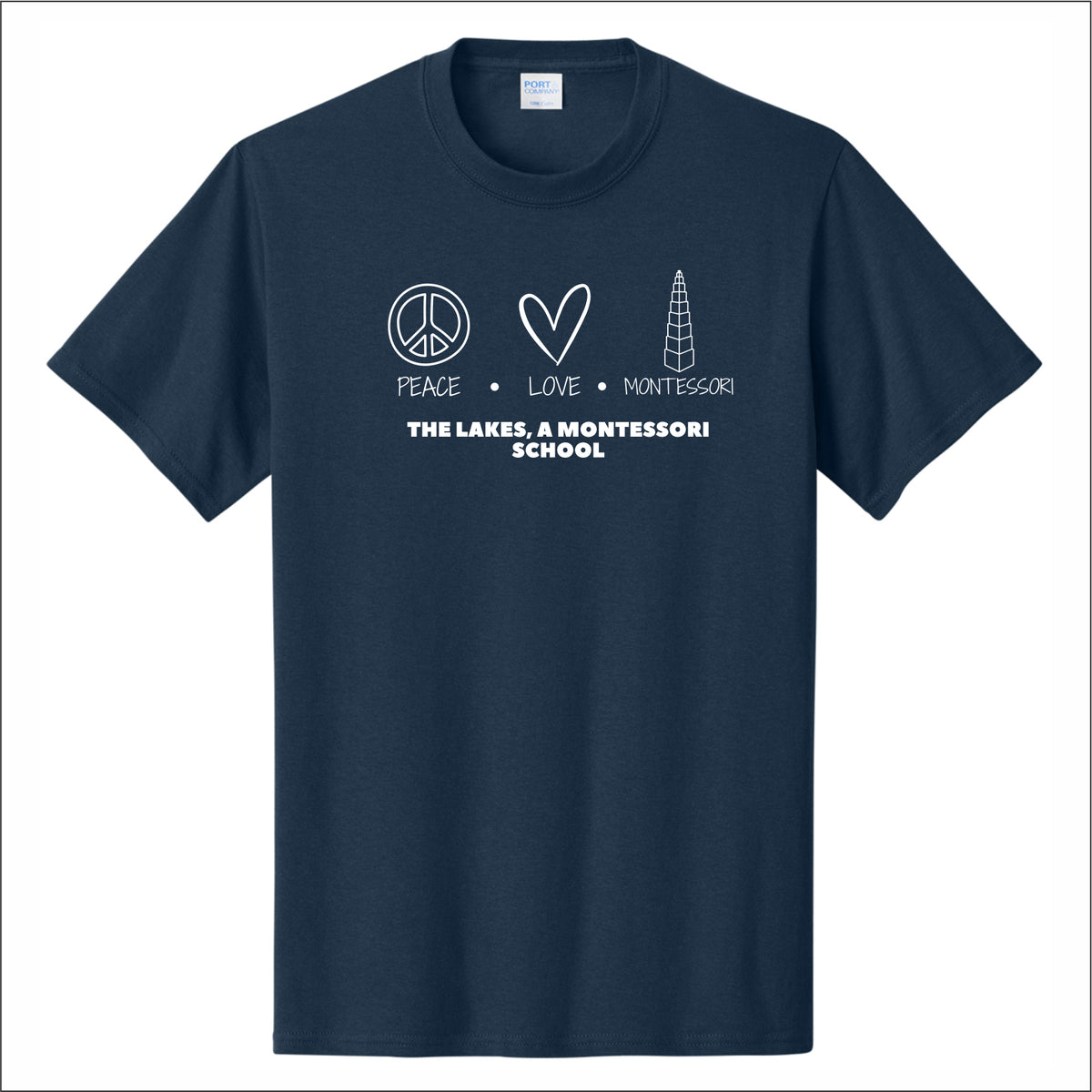 The Lakes Montessori Short Sleeve T-shirt - Des. B