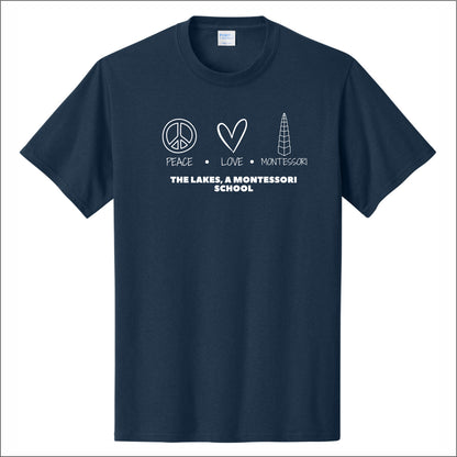 The Lakes Montessori Short Sleeve T-shirt - Des. B