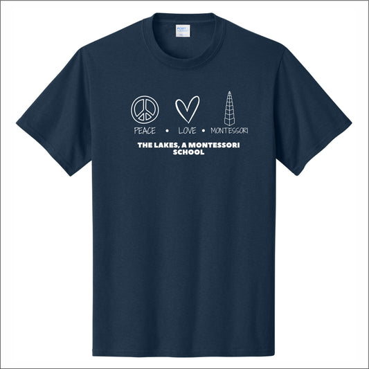 The Lakes Montessori Short Sleeve T-shirt - Des. B