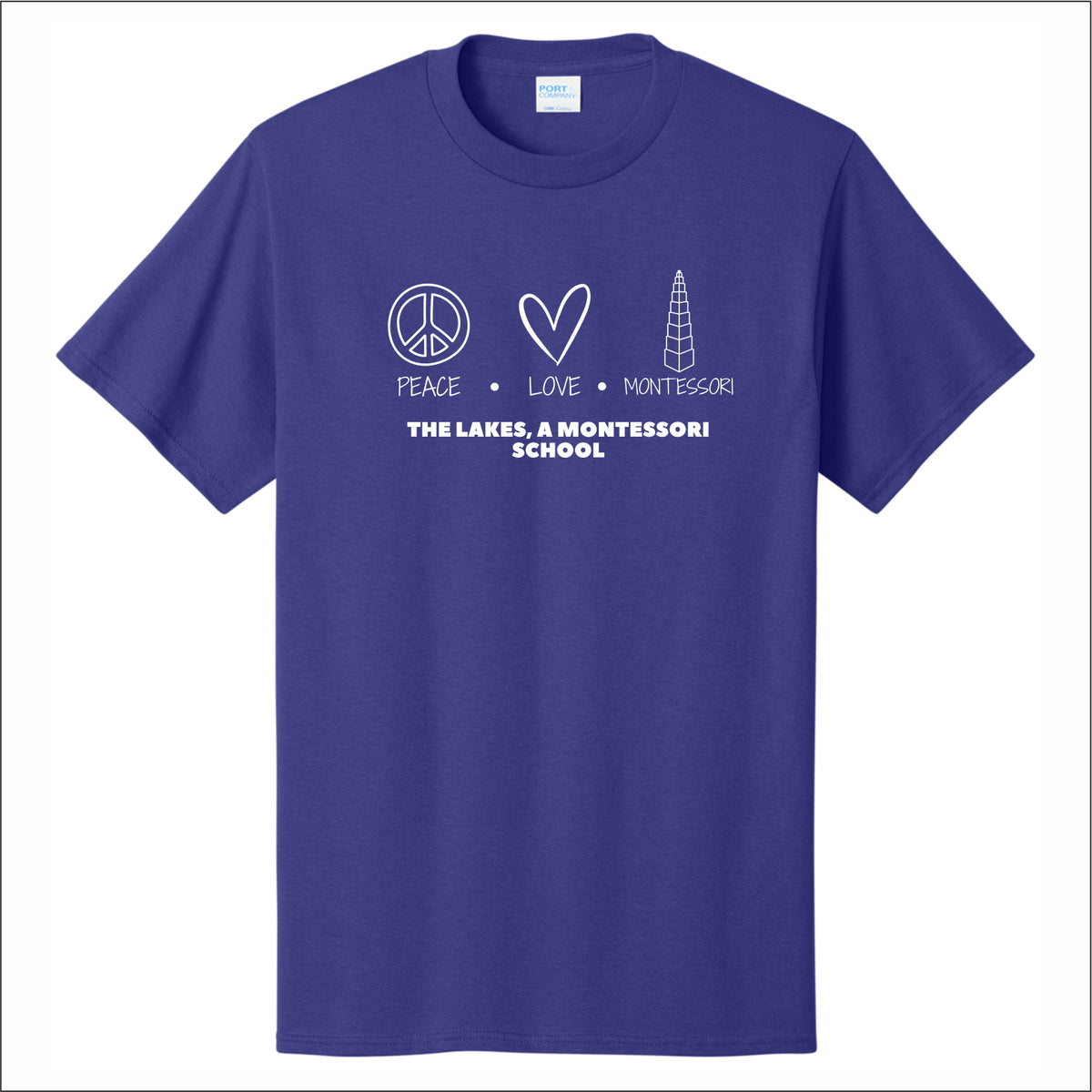 The Lakes Montessori Short Sleeve T-shirt - Des. B