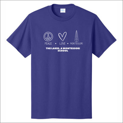 The Lakes Montessori Short Sleeve T-shirt - Des. B