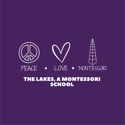 The Lakes Montessori Toddler Cotton Jersey T - Des. B