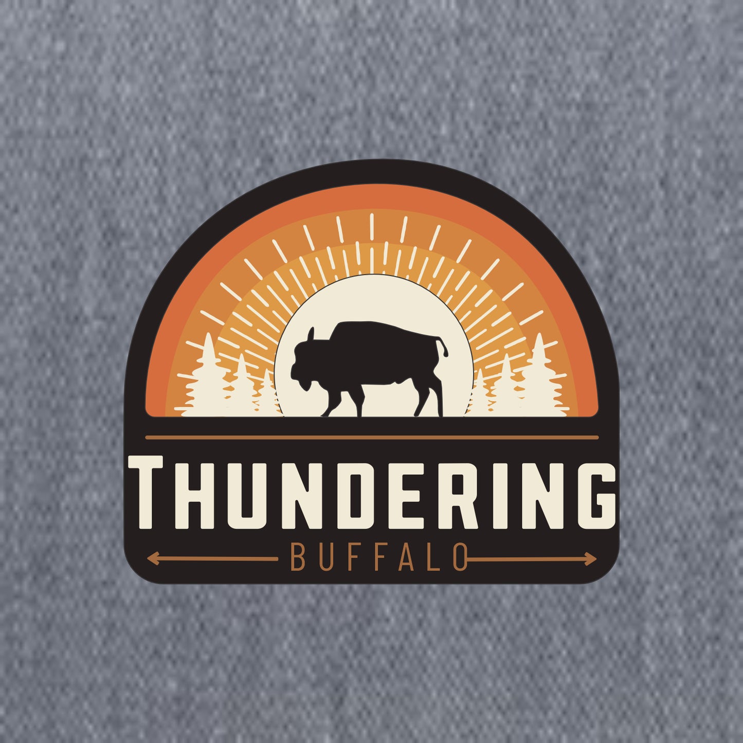 Thundering Buffaloes Retro Trucker Cap