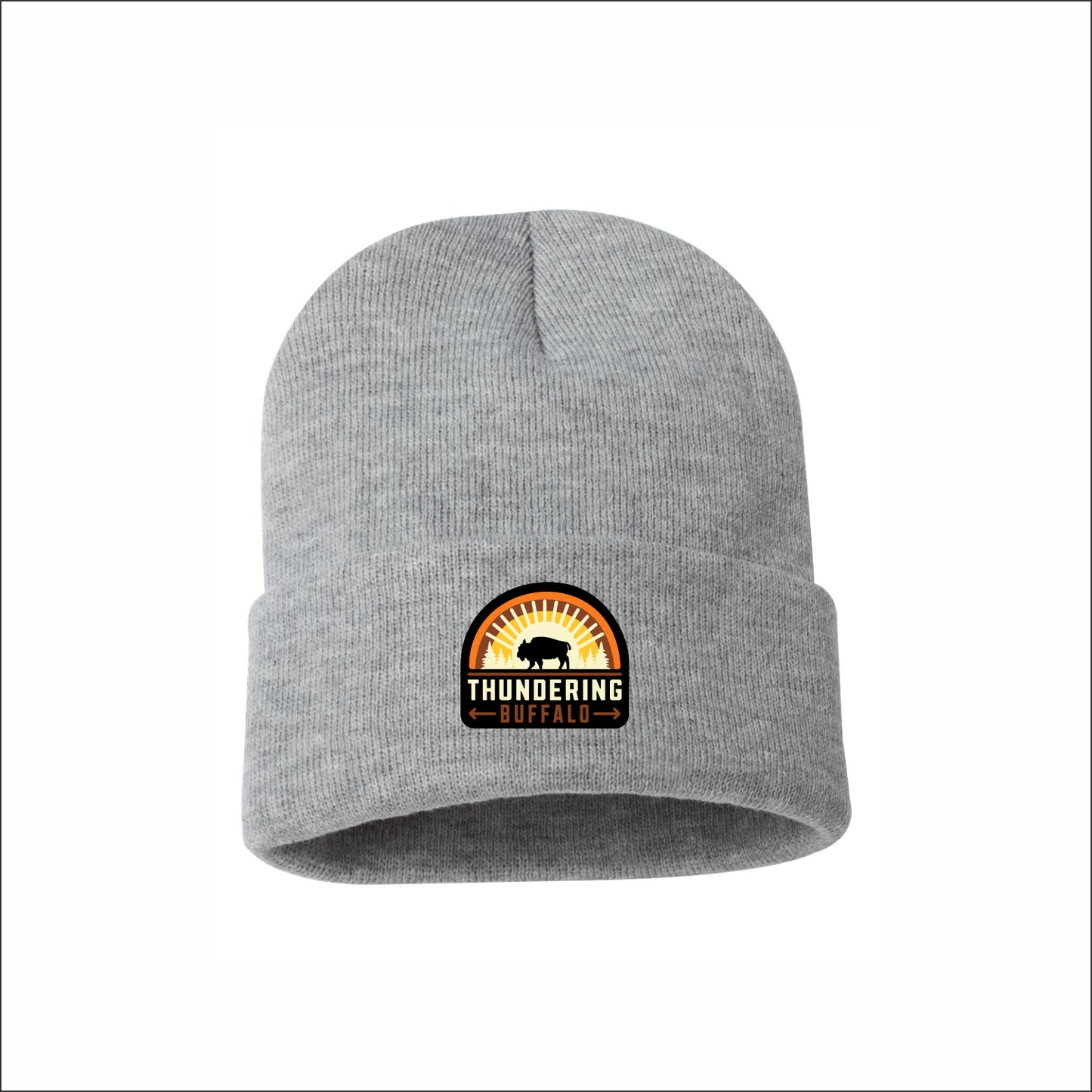 Thundering Buffaloes Knit Cuffed Beanie
