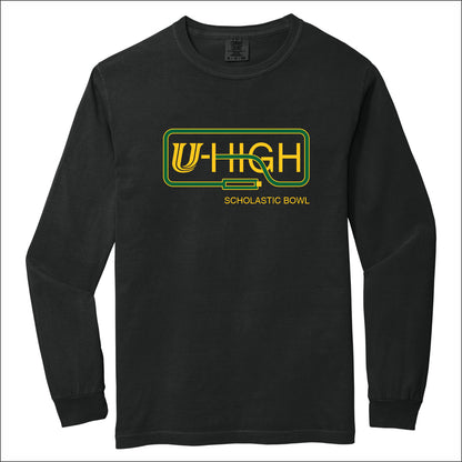 U-High Scholastic Bowl Heavyweight Ring Spun Long Sleeve Tee