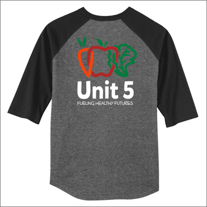 Unit 5 Food Service 3/4 Sleeve Baseball T-shirt