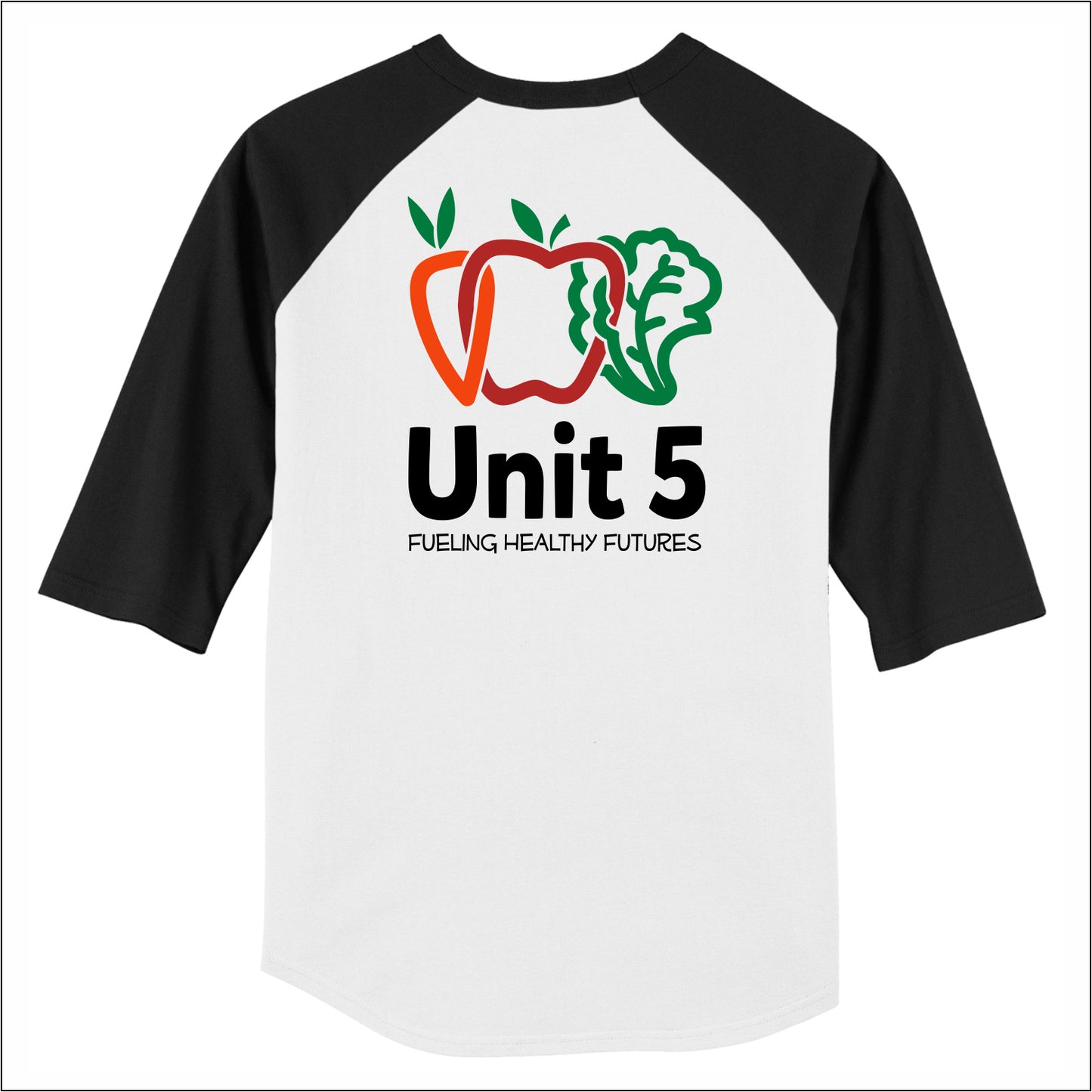 Unit 5 Food Service 3/4 Sleeve Baseball T-shirt