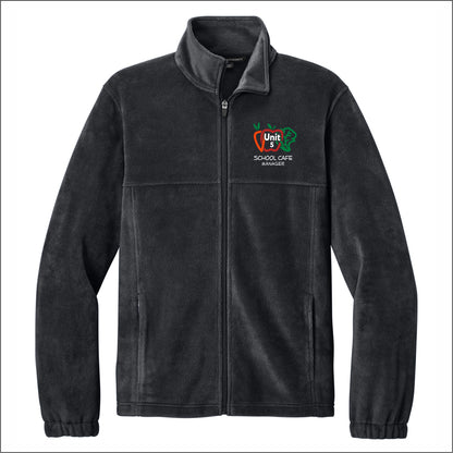 Unit 5 Food Service MANAGER Plush Fleece Full-Zip Jacket