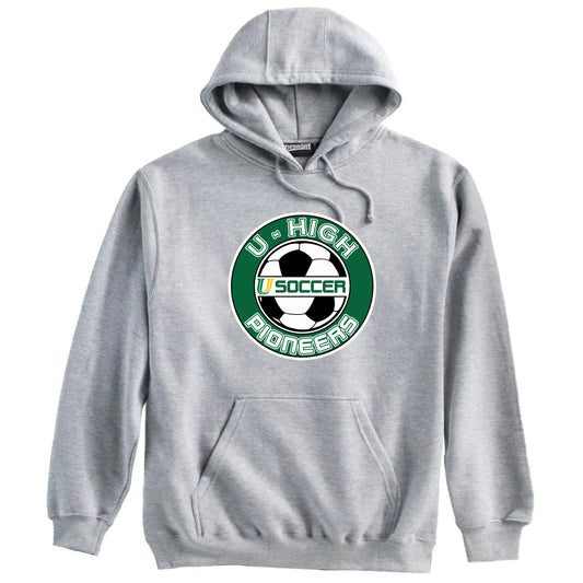 U-High Boys Soccer Super Heavyweight Hooded Sweatshirt