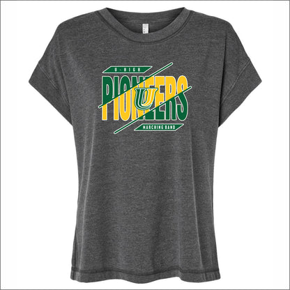 U-High Marching Band Ladies Relaxed Vintage Wash Tee