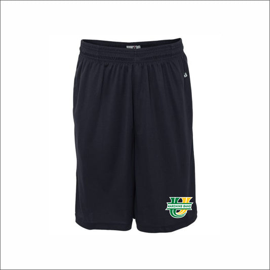 U-High Marching Band B-Core 10" Shorts w/pockets