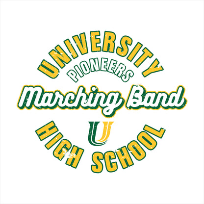 U-High Marching Band Short Sleeve T-shirt - Des. B