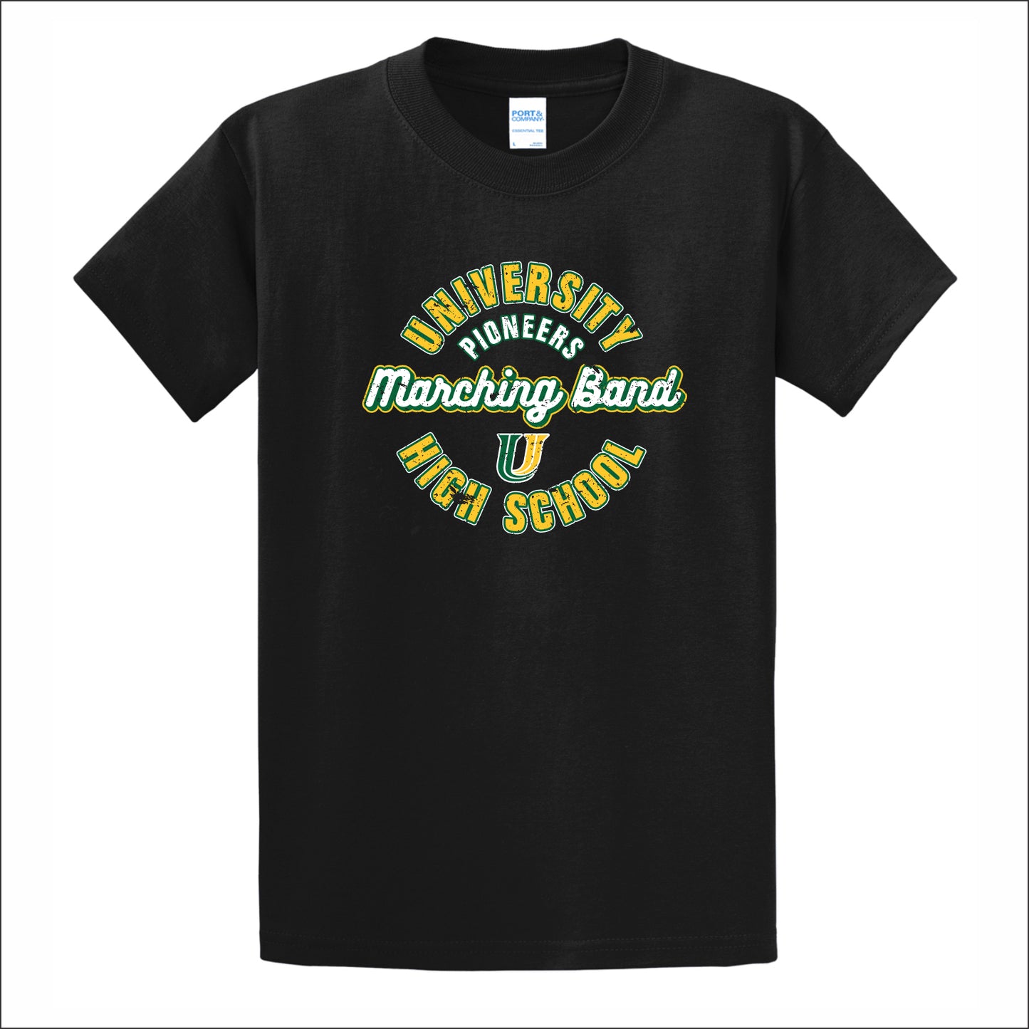U-High Marching Band Short Sleeve T-shirt - Des. B