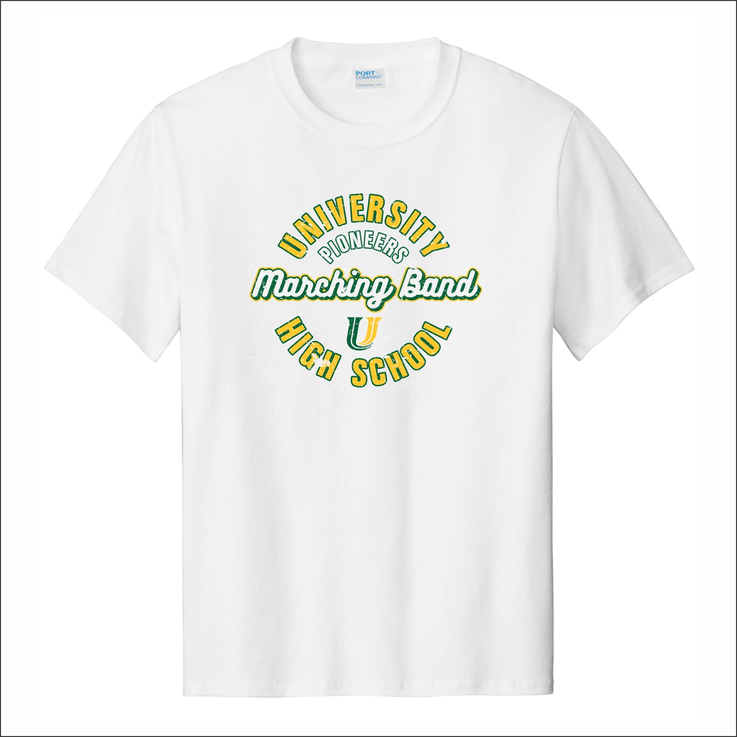U-High Marching Band Short Sleeve T-shirt - Des. B