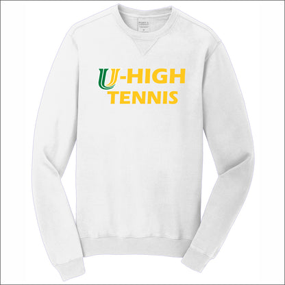 U-High Boys Tennis Beach Wash Garment Dyed Crewneck Sweatshirt
