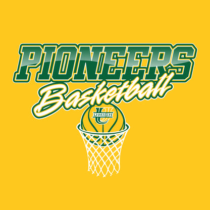 U-High Girls Basketball 50/50 Long Sleeve T-shirt - Design B