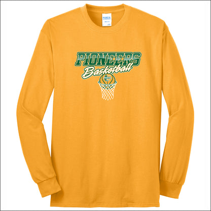 U-High Girls Basketball 50/50 Long Sleeve T-shirt - Design B