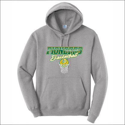 U-High Girls Basketball Hooded Sweatshirt - Design B
