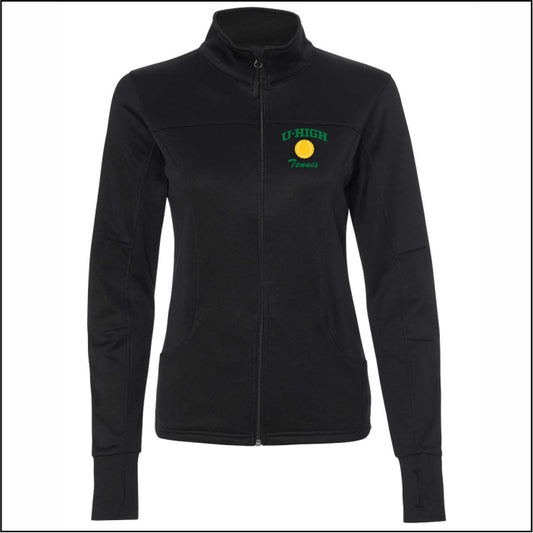 U-High Girls Tennis Ladies Poly-Tech Full-Zip Track Jacket