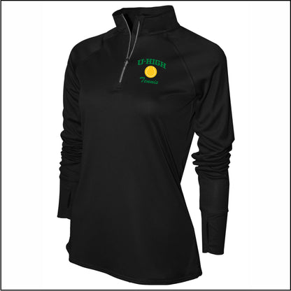 U-High Girls Tennis Ladies Performance 1/4 Zip