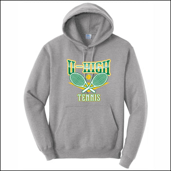 U-High Girls Tennis Hooded Sweatshirt