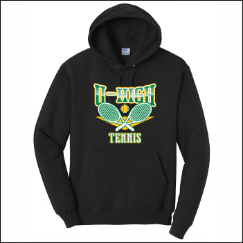 U-High Girls Tennis Hooded Sweatshirt