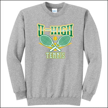 U-High Girls Tennis Crewneck Sweatshirt