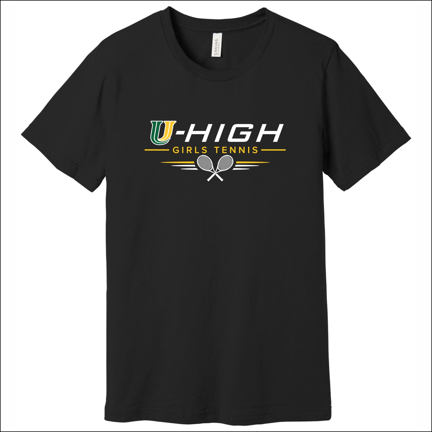 U-High Girls Tennis Soft Jersey Short Sleeve T-shirt