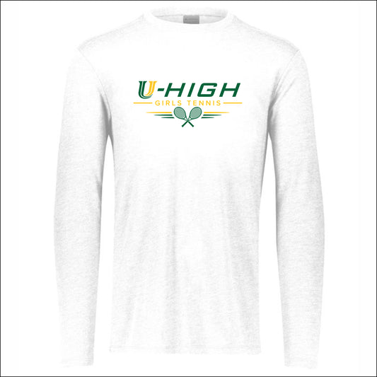 U-High Girls Tennis Tri-Blend Long Sleeve T-shirt