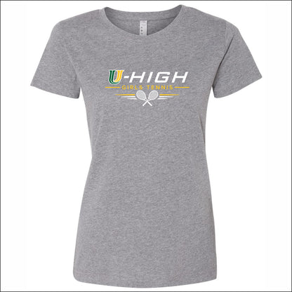 U-High Girls Tennis Ladies Fine Jersey T-shirt