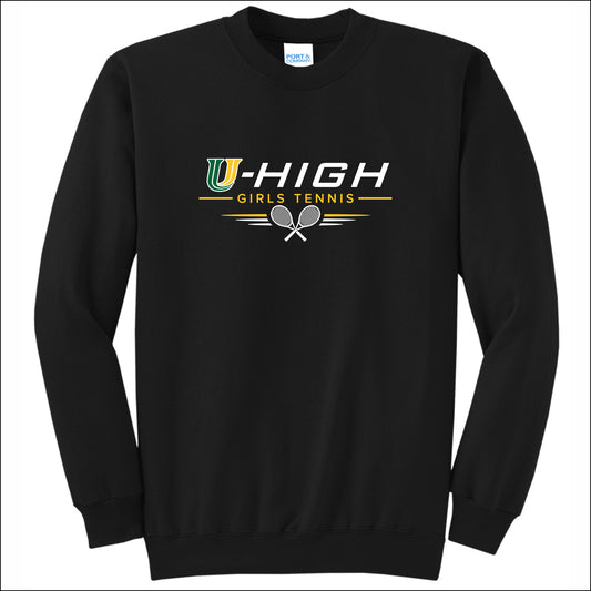 U-High Girls Tennis Crewneck Sweatshirt