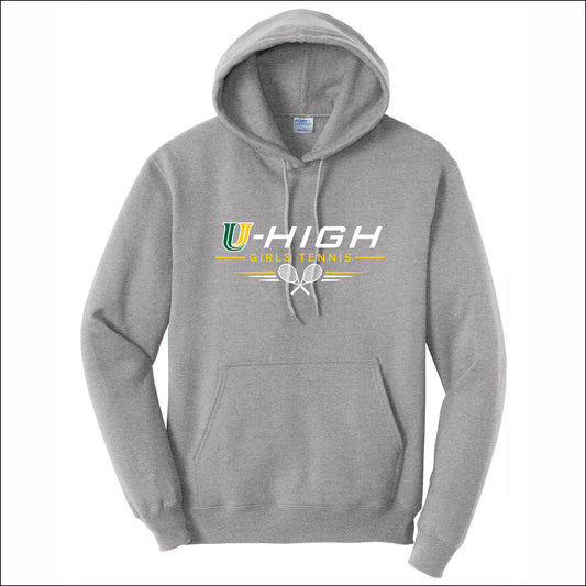 U-High Girls Tennis Hooded Sweatshirt