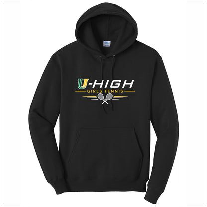 U-High Girls Tennis Hooded Sweatshirt
