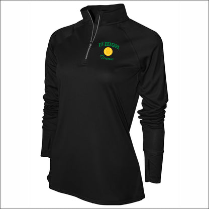 U-High Girls Tennis Ladies Performance 1/4 Zip