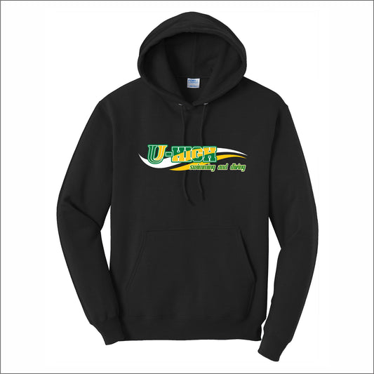 U-High Swim & Dive Hooded Sweatshirt - Des. A