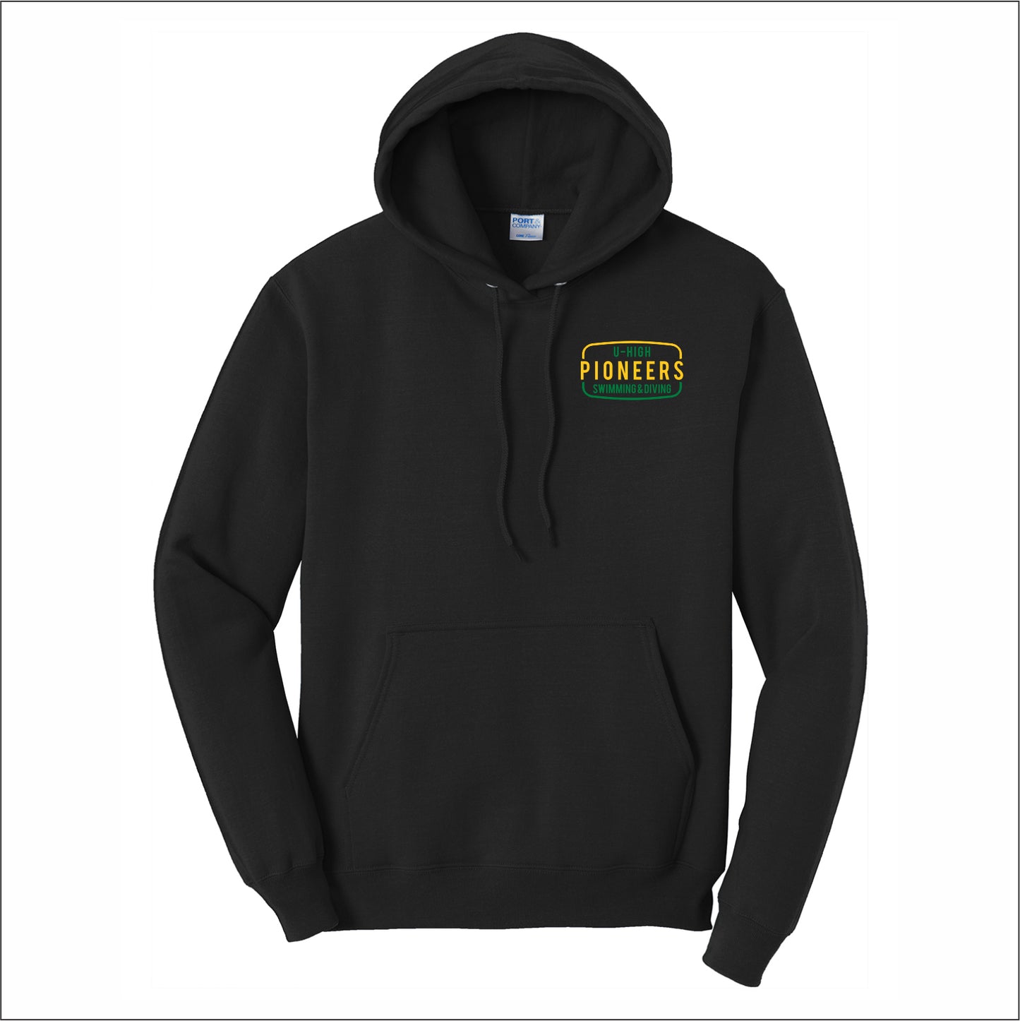 U-High Swim & Dive Hooded Sweatshirt - EMB