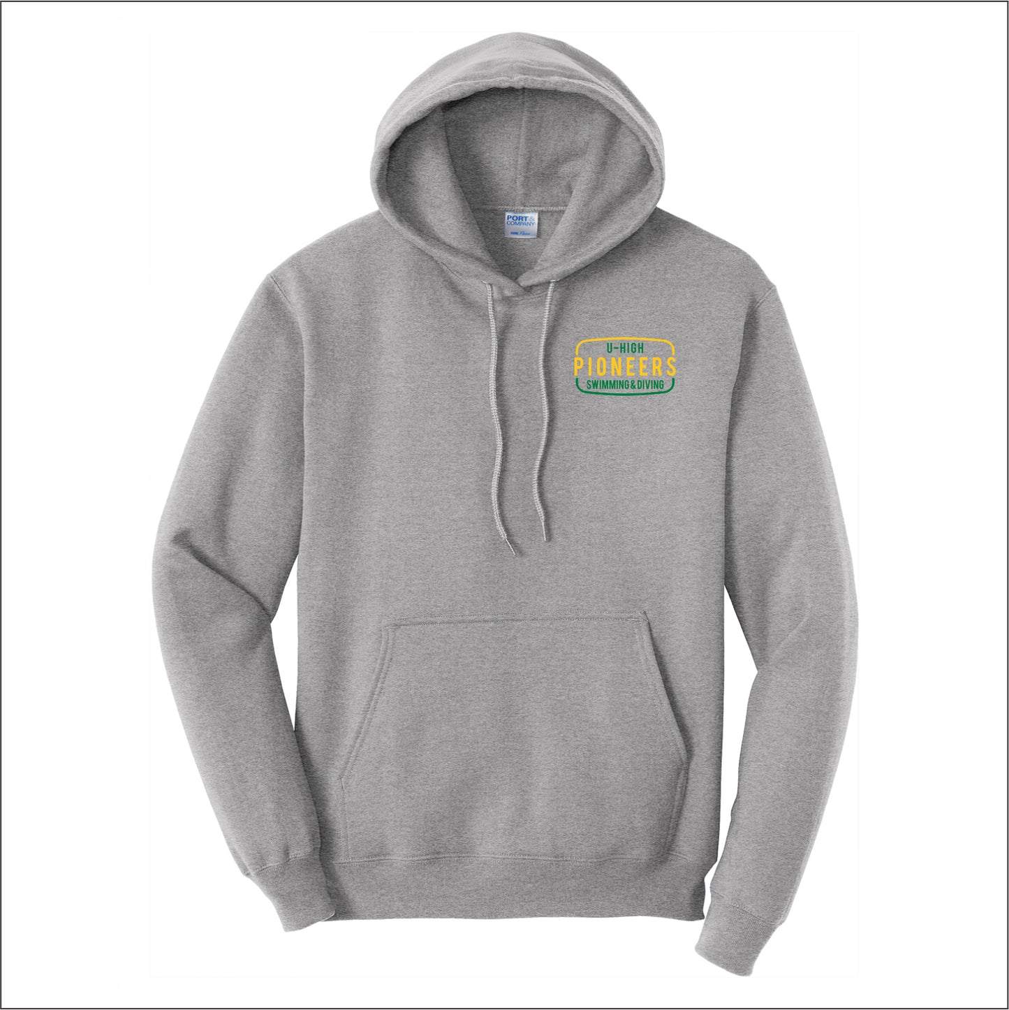 U-High Swim & Dive Hooded Sweatshirt - EMB