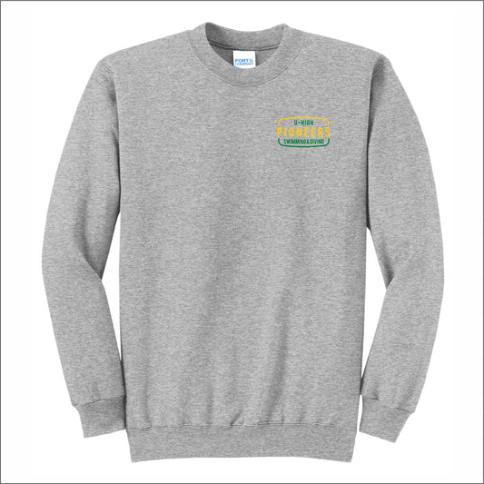 U-High Swim & Dive Crewneck Sweatshirt - EMB