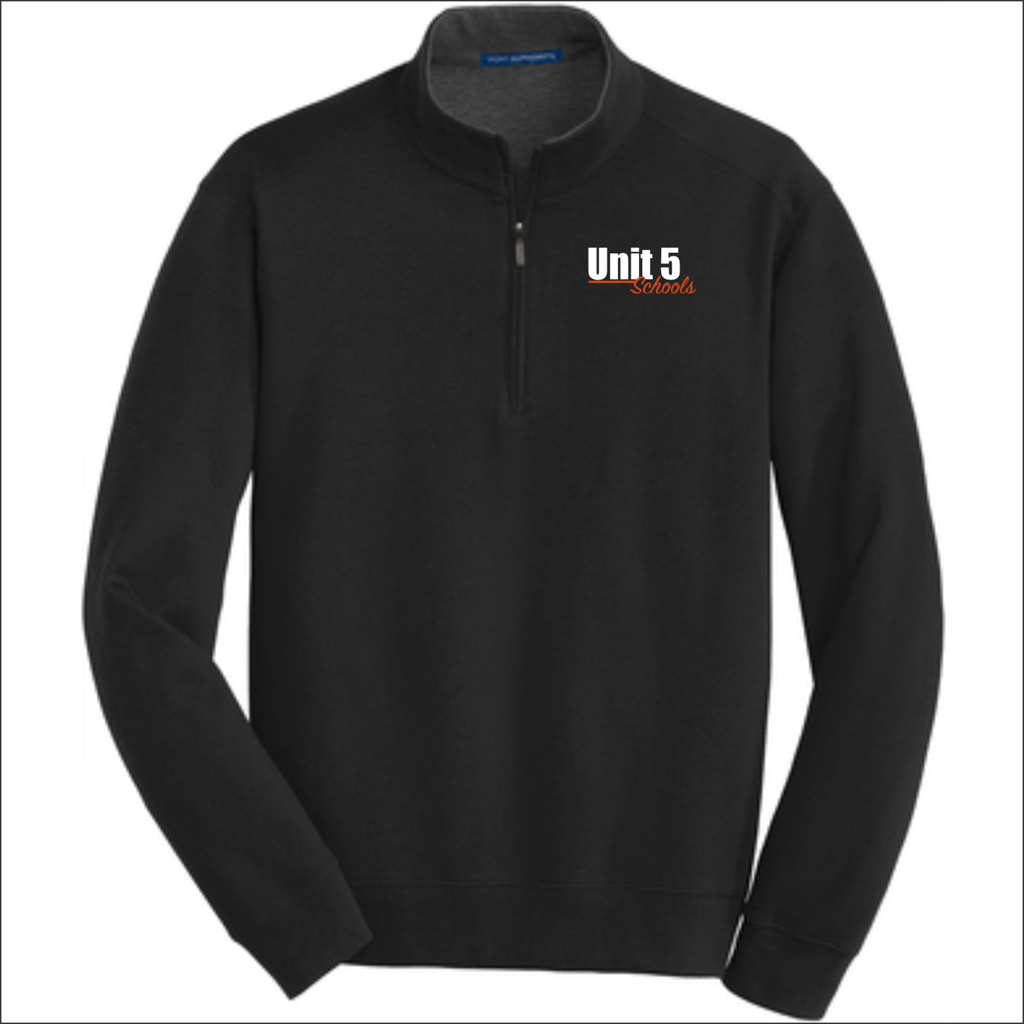 Unit 5 Schools Interlock 1/4 Zip Pullover - Emb1