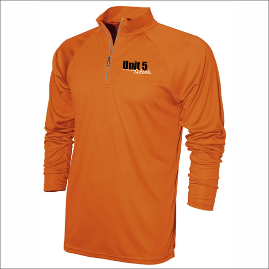 Unit 5 Schools Performance Long Sleeve 1/4 Zip -Emb1