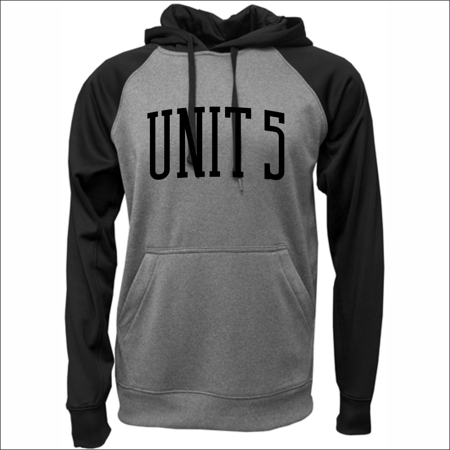 Unit 5 Schools Performance Raglan Colorblock Hooded Sweatshirt