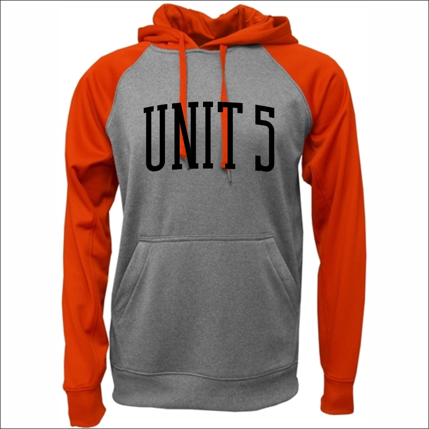Unit 5 Schools Performance Raglan Colorblock Hooded Sweatshirt