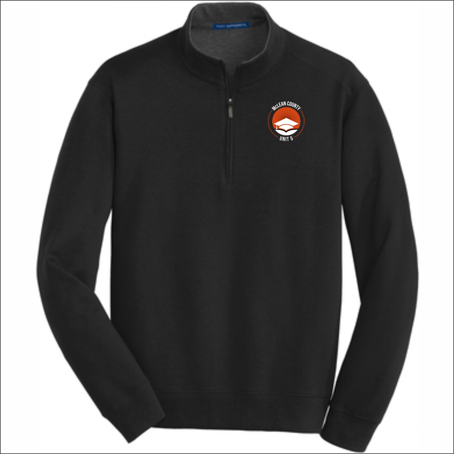 Unit 5 Schools Interlock 1/4 Zip Pullover - Emb2