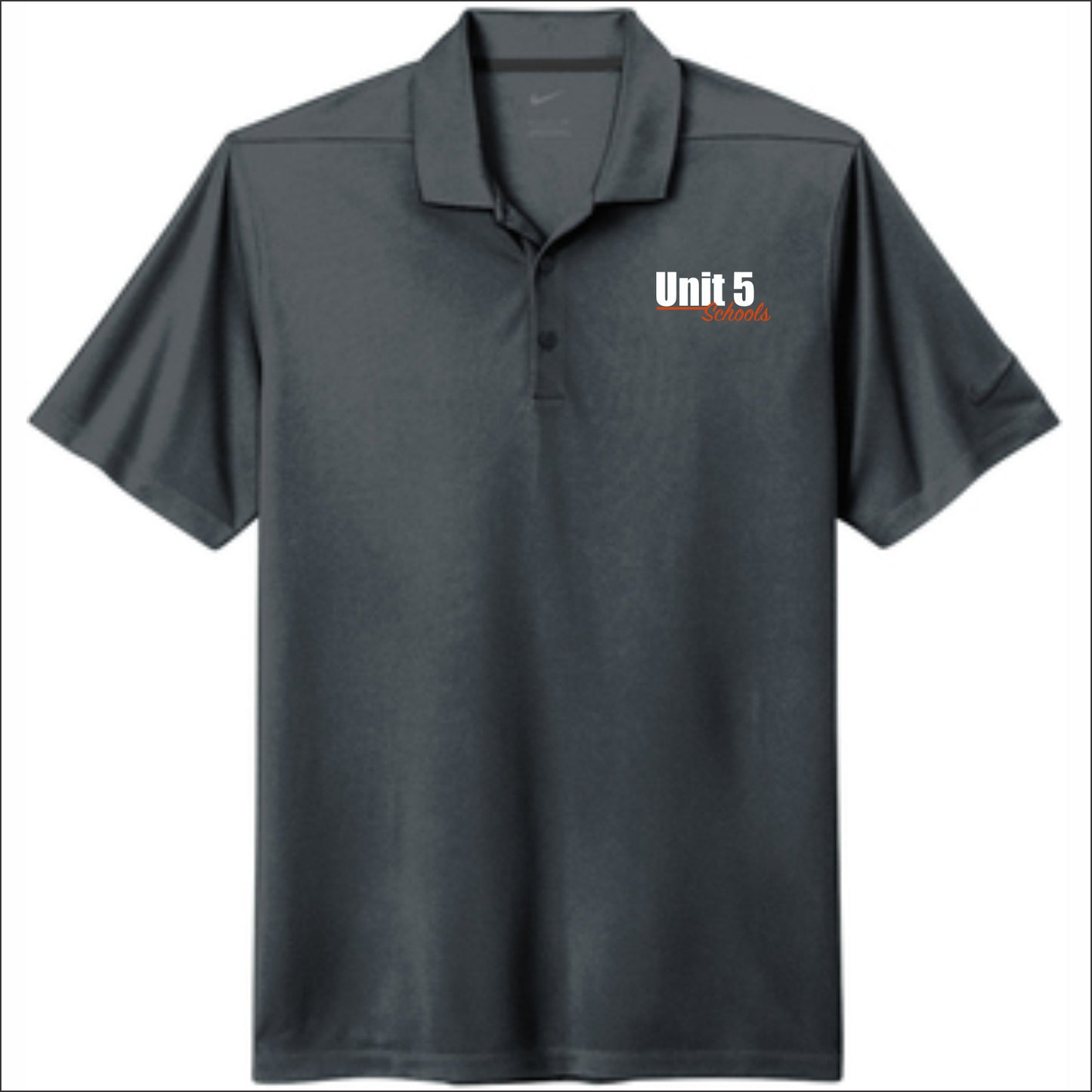 Unit 5 Schools NIKE Dri-Fit Performance Micro Pique Polo - Emb1